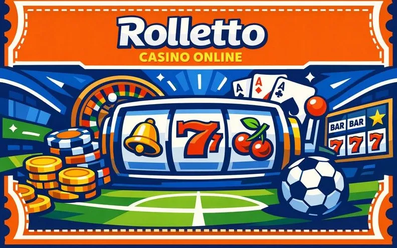 Roletto Casino login page hero banner
